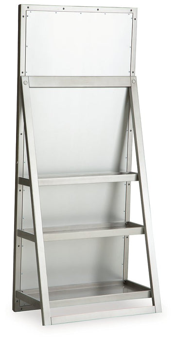 Evesen Floor Standing Mirror/Storage - U&U Home Budget Furniture (Carteret, NJ)