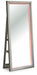 Evesen Floor Standing Mirror/Storage - U&U Home Budget Furniture (Carteret, NJ)