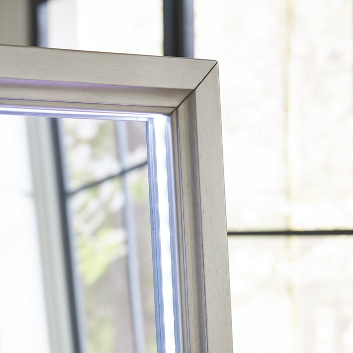 Evesen Floor Standing Mirror/Storage - U&U Home Budget Furniture (Carteret, NJ)