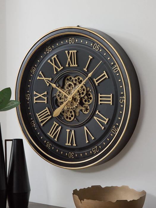 Dairton Wall Clock - U&U Home Budget Furniture (Carteret, NJ)