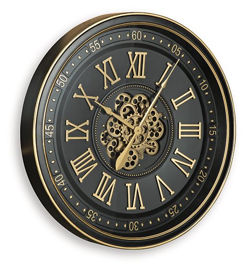 Dairton Wall Clock - U&U Home Budget Furniture (Carteret, NJ)