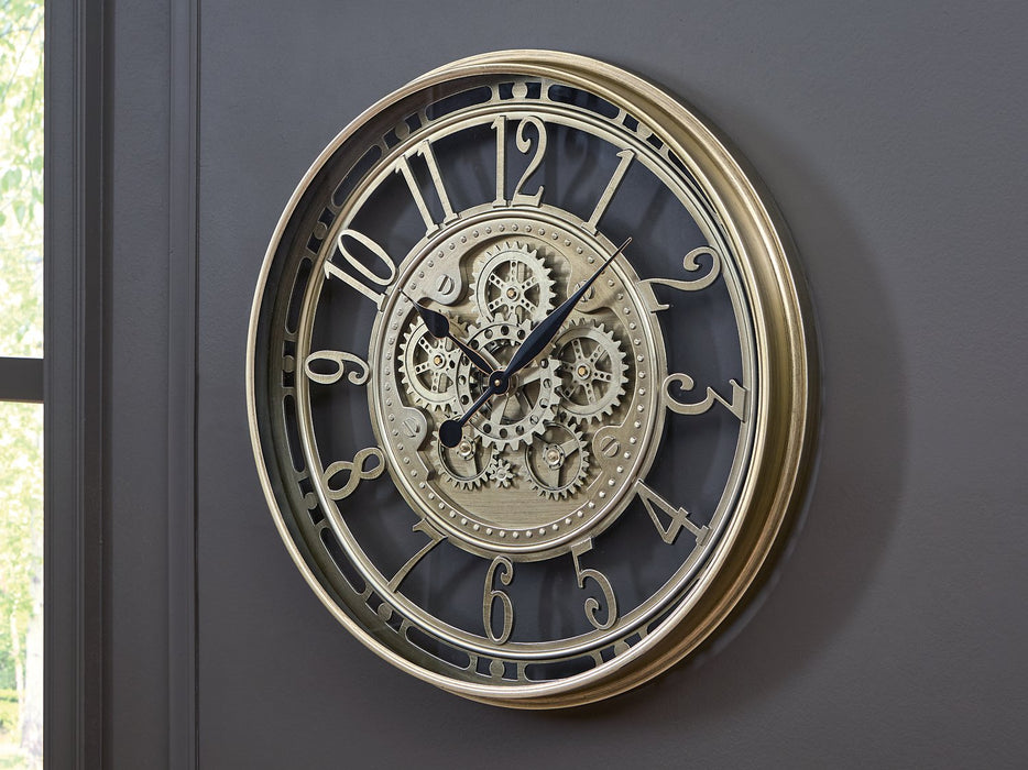 Gilover Wall Clock - U&U Home Budget Furniture (Carteret, NJ)
