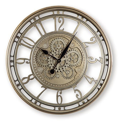 Gilover Wall Clock - U&U Home Budget Furniture (Carteret, NJ)