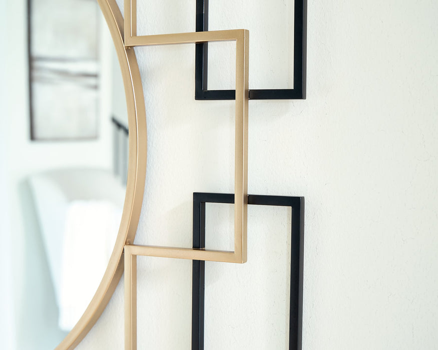 Oceanal Accent Mirror - U&U Home Budget Furniture (Carteret, NJ)