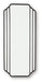 Antigone Floor Mirror - U&U Home Budget Furniture (Carteret, NJ)