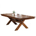 Acme Apollo Trestle Base Rectangular Dining Table in Walnut 70000 - U&U Home Budget Furniture (Carteret, NJ)