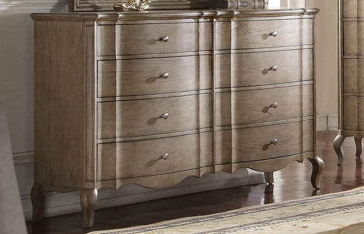 Acme Chelmsford Drawer Dresser in Antique Taupe 26055 - U&U Home Budget Furniture (Carteret, NJ)