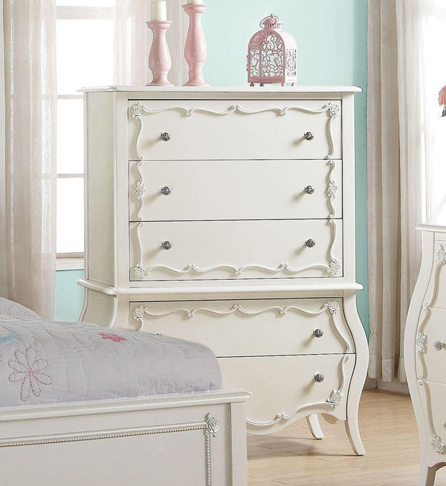 Acme Edalene Chest in Pearl White 30515 - U&U Home Budget Furniture (Carteret, NJ)