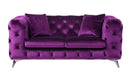 Acme Furniture Atronia Loveseat in Purple 54906 - U&U Home Budget Furniture (Carteret, NJ)