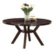 Acme Furniture Drake Round Dining Table in Espresso 16250 - U&U Home Budget Furniture (Carteret, NJ)
