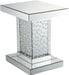 Acme Furniture Nysa End Table in Mirrored & Faux Crystals 80284 - U&U Home Budget Furniture (Carteret, NJ)