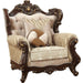 Acme Furniture Shalisa Chair with 2 Pillows in Walnut 51052 - U&U Home Budget Furniture (Carteret, NJ)