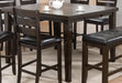 Acme Furniture Urbana Counter Height Table in Espresso 74630 - U&U Home Budget Furniture (Carteret, NJ)