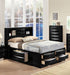 Acme Ireland King Storage Bed in Black 21606EK - U&U Home Budget Furniture (Carteret, NJ)