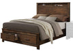 Acme Merrilee King Storage Bed in Oak 21677EK - U&U Home Budget Furniture (Carteret, NJ)