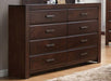 Acme Oberreit 8 Drawer Dresser in Walnut 25795 - U&U Home Budget Furniture (Carteret, NJ)