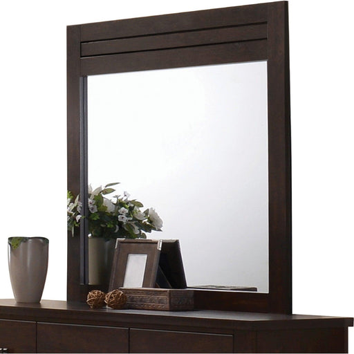 Acme Panang Mirror in Mahogany 23374 - U&U Home Budget Furniture (Carteret, NJ)