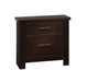 Acme Panang Nightstand in Mahogany 23373 - U&U Home Budget Furniture (Carteret, NJ)