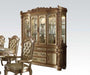 Acme Vendome Buffet and Hutch in Gold Patina 63005 - U&U Home Budget Furniture (Carteret, NJ)