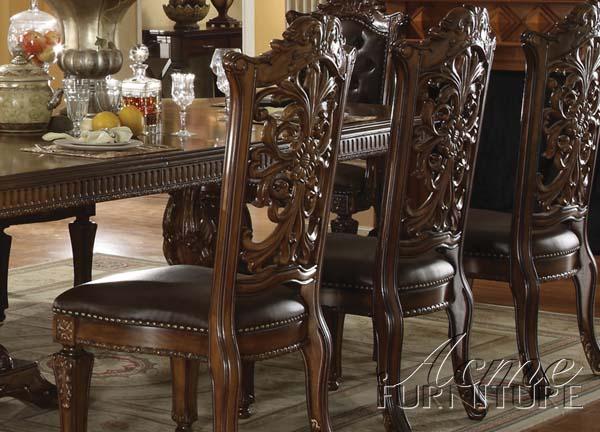 Acme Vendome Cherry Finish Side Chair (Set of 2) 60003 - U&U Home Budget Furniture (Carteret, NJ)