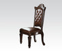 Acme Vendome Dining Side Chair with Leather-Like Uphostery (Set of 2) 62004 - U&U Home Budget Furniture (Carteret, NJ)