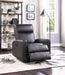 Blane Brown Top Grain Leather Match Recliner (Power Motion) - U&U Home Budget Furniture (Carteret, NJ)