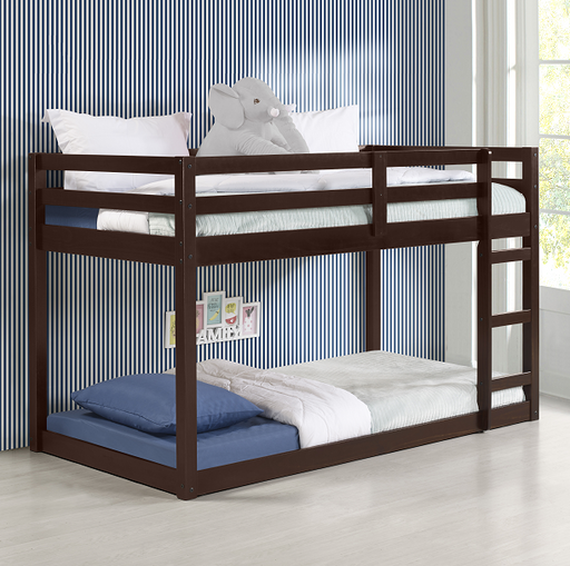 Gaston Espresso Loft Bed - U&U Home Budget Furniture (Carteret, NJ)