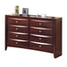 Ireland Espresso Dresser - U&U Home Budget Furniture (Carteret, NJ)