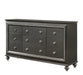 Kaitlyn Metallic Gray Dresser - U&U Home Budget Furniture (Carteret, NJ)