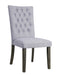 Merel Gray Linen & Gray Oak Side Chair - U&U Home Budget Furniture (Carteret, NJ)