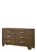 Miquell Oak Dresser - U&U Home Budget Furniture (Carteret, NJ)
