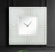 Noralie Mirrored & Faux Diamonds Wall Clock (LED) - U&U Home Budget Furniture (Carteret, NJ)