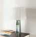 Noralie Mirrored & Faux Diamonds Table Lamp - U&U Home Budget Furniture (Carteret, NJ)
