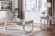 Noralie Mirrored & Faux Diamonds Coffee Table - U&U Home Budget Furniture (Carteret, NJ)