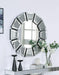 Nowles Mirrored & Faux Stones Wall Decor - U&U Home Budget Furniture (Carteret, NJ)