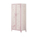 Priya II White & Light Purple Armoire - U&U Home Budget Furniture (Carteret, NJ)
