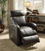 Ricardo Dark Gray PU Recliner w/Power Lift - U&U Home Budget Furniture (Carteret, NJ)