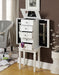 Tammy White Jewelry Armoire - U&U Home Budget Furniture (Carteret, NJ)