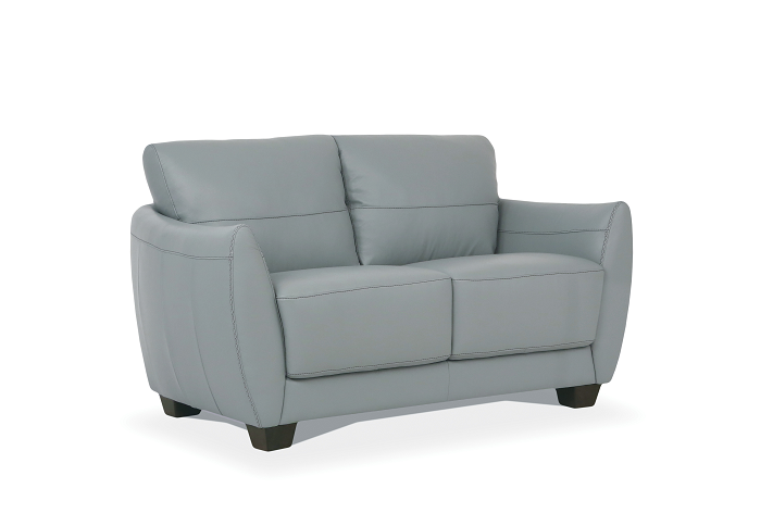 Valeria Watery Leather Loveseat - U&U Home Budget Furniture (Carteret, NJ)