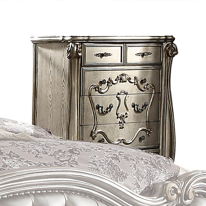 Versailles Antique Platinum Chest - U&U Home Budget Furniture (Carteret, NJ)
