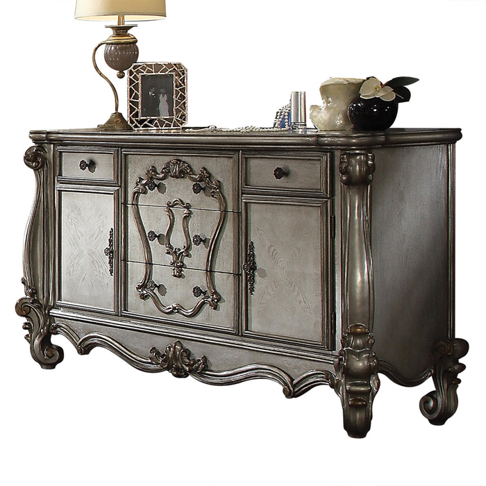 Versailles Antique Platinum Dresser - U&U Home Budget Furniture (Carteret, NJ)