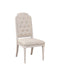 Wynsor Fabric & Antique Champagne Side Chair - U&U Home Budget Furniture (Carteret, NJ)