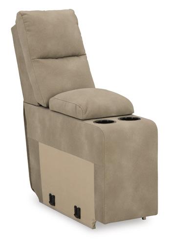 Next-Gen DuraPella Power Reclining Sectional Loveseat with Console - U&U Home Budget Furniture (Carteret, NJ)