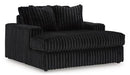 Midnight-Madness Oversized Chaise - U&U Home Budget Furniture (Carteret, NJ)