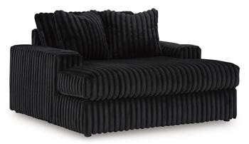 Midnight-Madness Oversized Chaise - U&U Home Budget Furniture (Carteret, NJ)