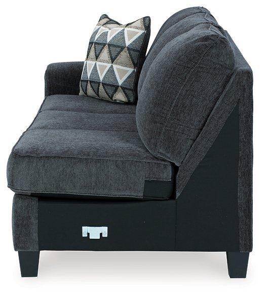 Abinger 2-Piece Sectional with Chaise - U&U Home Budget Furniture (Carteret, NJ)