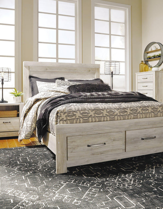 Bellaby Bed with 2 Storage Drawers - U&U Home Budget Furniture (Carteret, NJ)