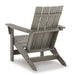 Visola Outdoor Adirondack Chair Set with End Table - U&U Home Budget Furniture (Carteret, NJ)