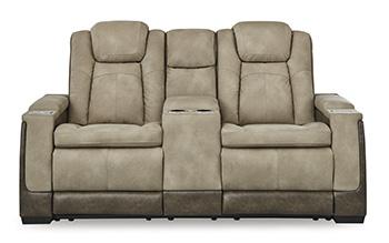 Next-Gen DuraPella Power Reclining Loveseat with Console - U&U Home Budget Furniture (Carteret, NJ)