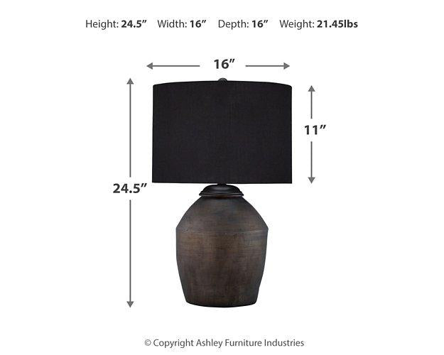 Naareman Lamp Set - U&U Home Budget Furniture (Carteret, NJ)
